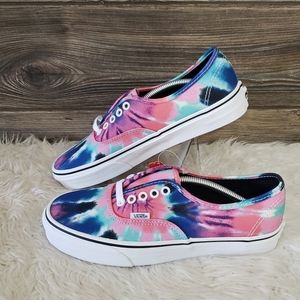 New VANS Authentic Tie Dye Pink Blue Purple Shoes